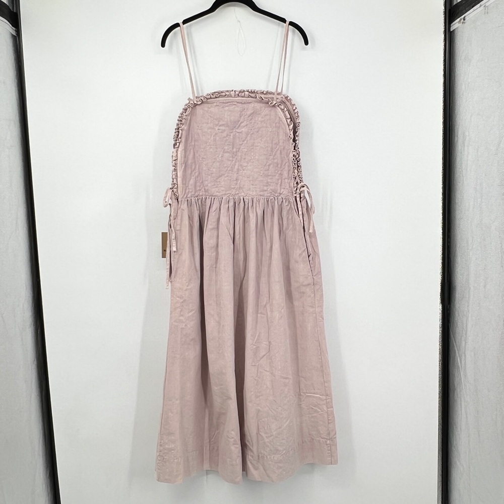 Rudy Jude Purple Potholder Lilac Sleeveless Ruffle Dress NWT medium - Picture 4 of 12